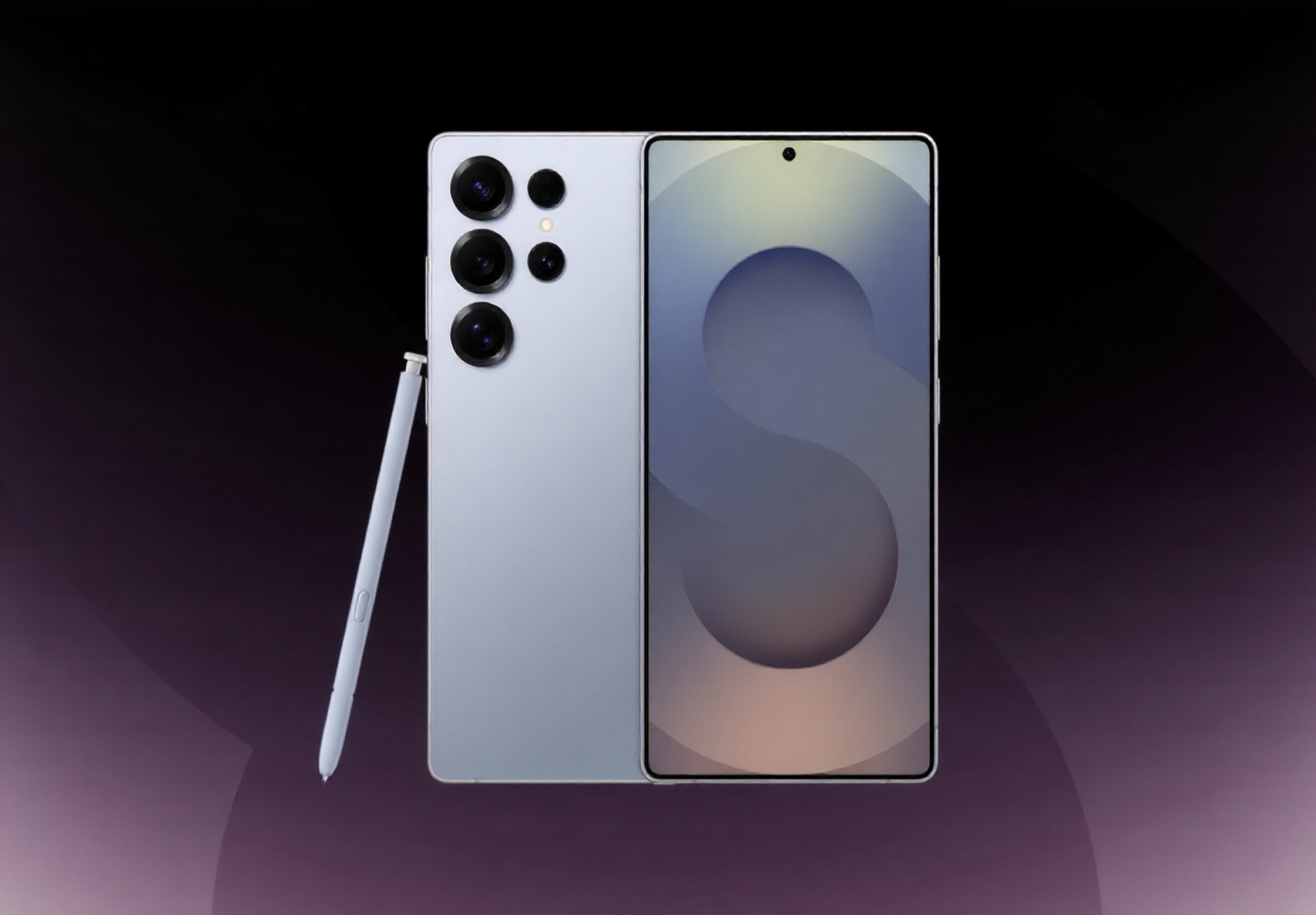 Телефон Samsung Galaxy S25 Ultra 12/256 ГБ, цвет: серебристо-голубой титан (Titanium Silverblue)