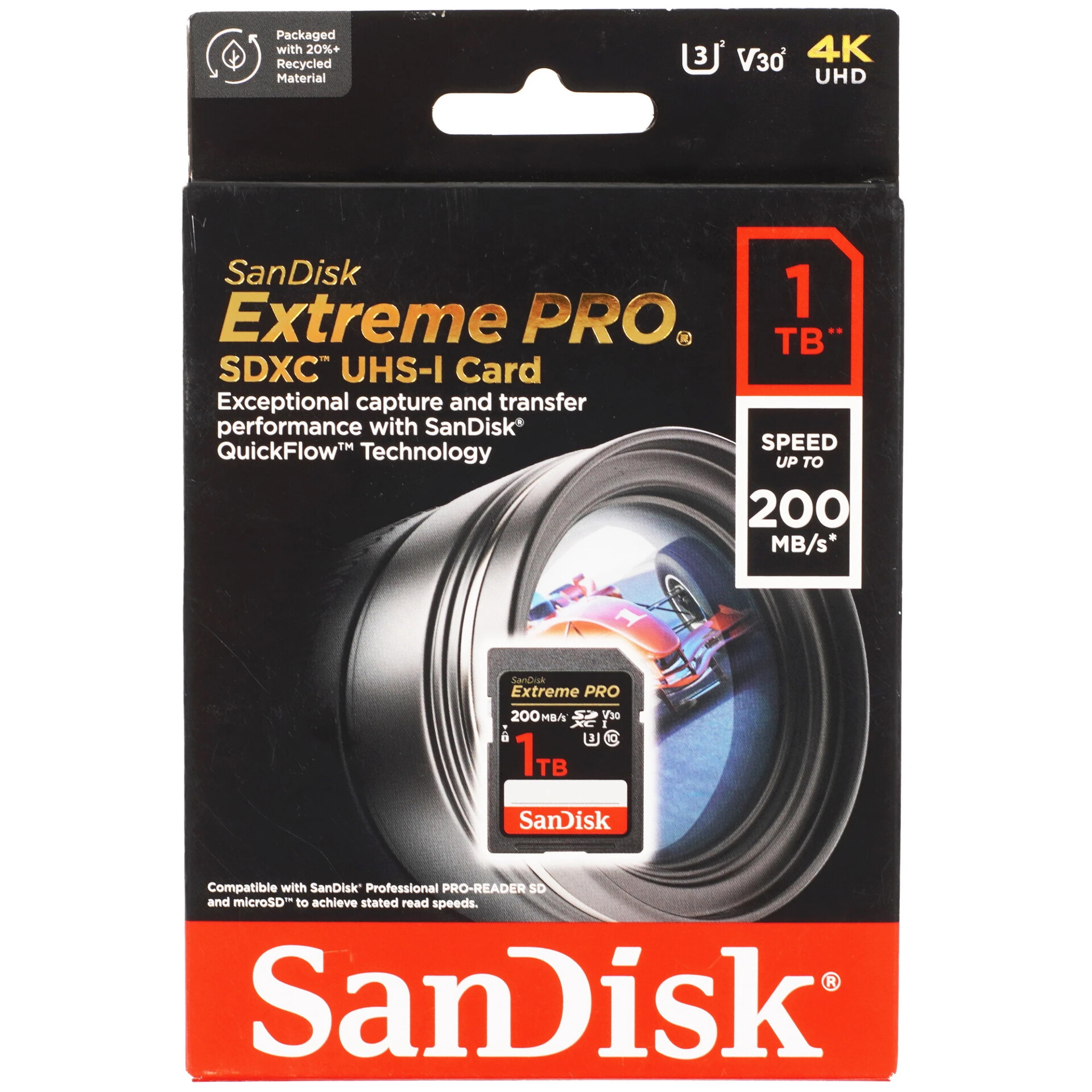 Карта памяти SanDisk Extreme Pro SDXC 1000 ГБ [SDSDXXD-1T00-GN4IN]