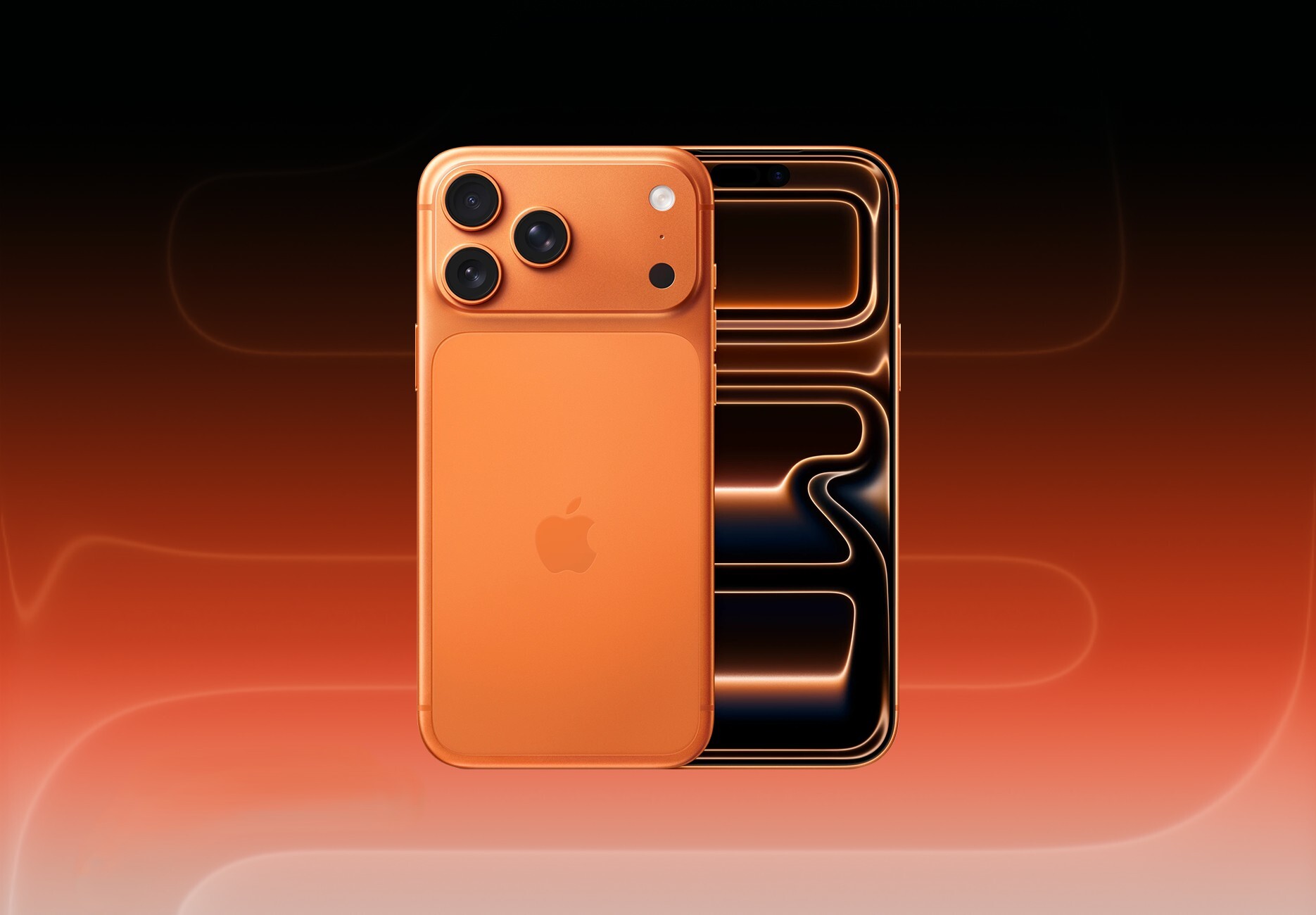Телефон Apple iPhone 17 Pro 256 ГБ, цвет: космический оранжевый (Cosmic Orange)