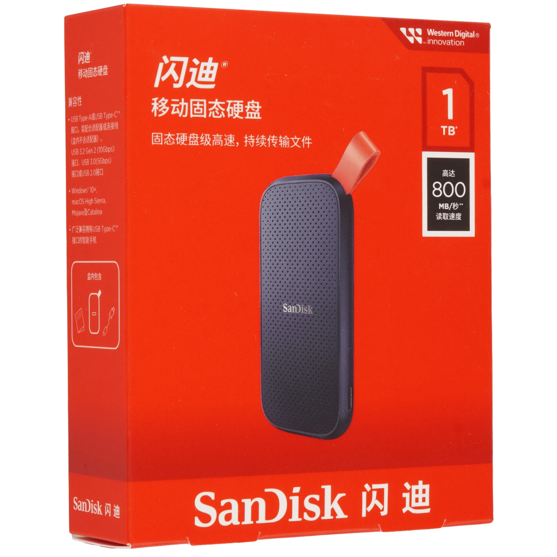 1000 ГБ Внешний SSD SanDisk [SDSSDE30-1T00-Z26]