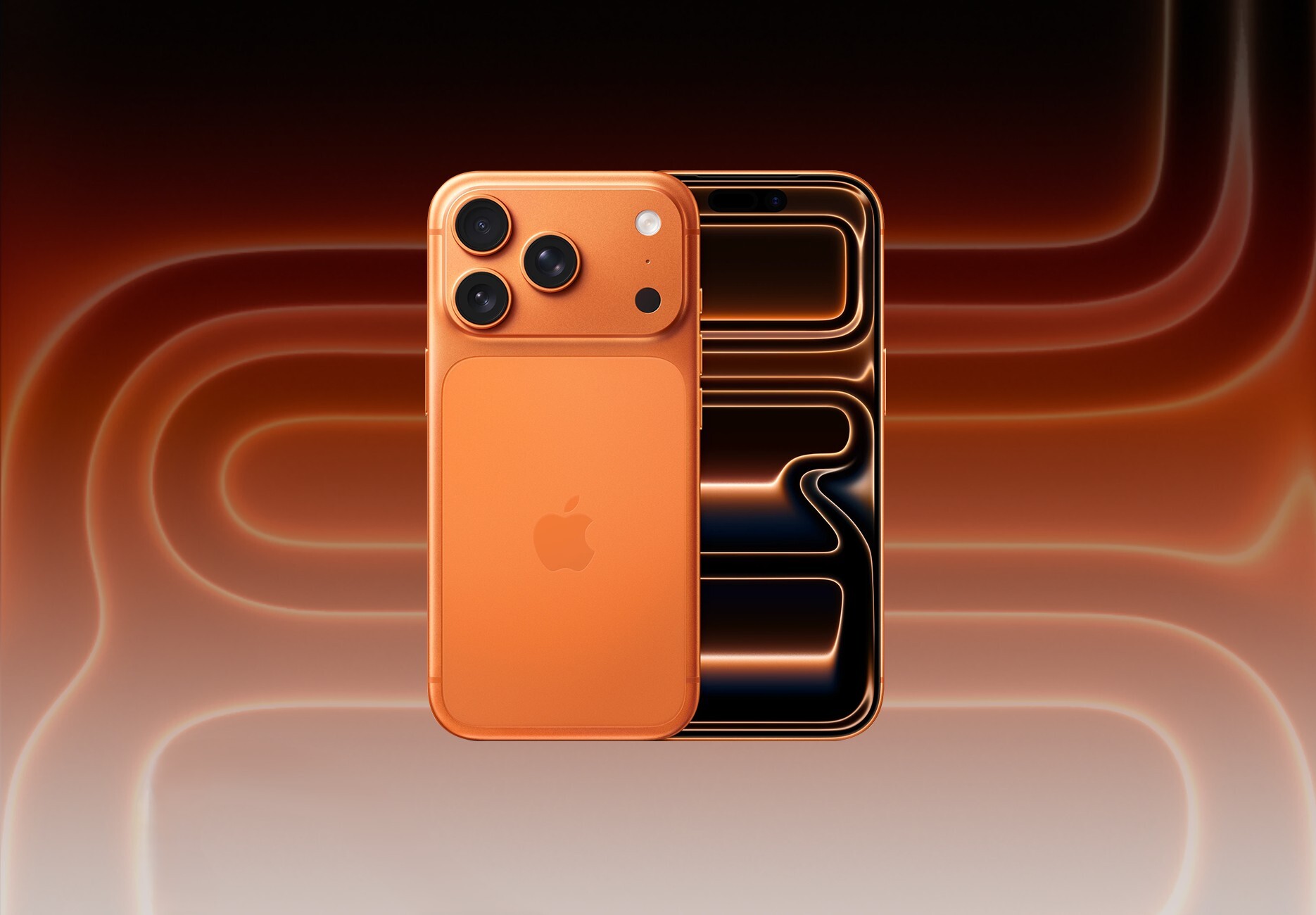 Телефон Apple iPhone 17 Pro 1 ТБ, eSim (электронная SIM-карта), цвет: космический оранжевый (Cosmic Orange)