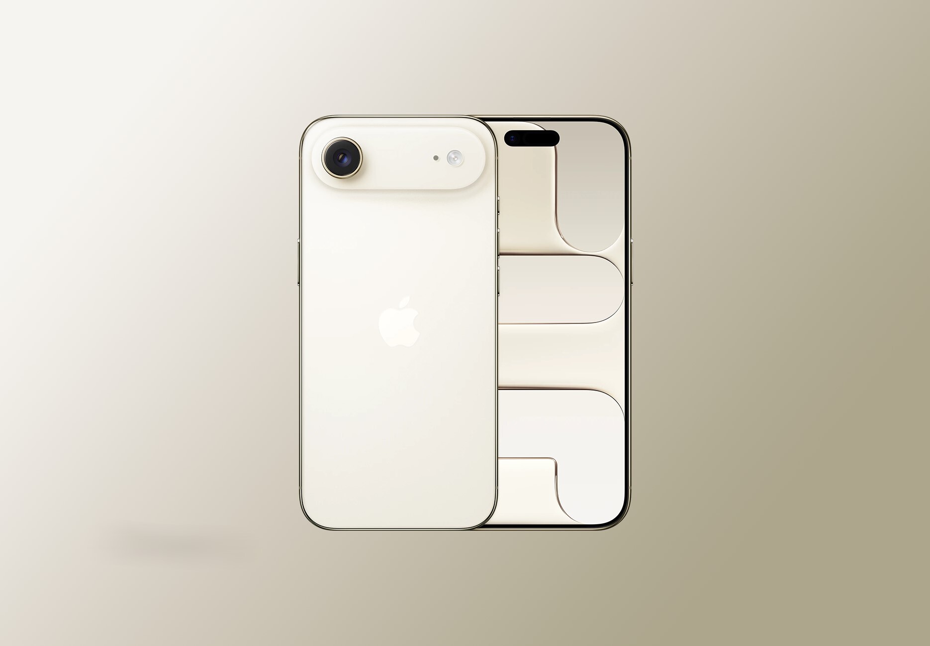 Телефон Apple iPhone Air 256 ГБ, eSim (электронная SIM-карта), цвет: светлое золото (Light Gold)