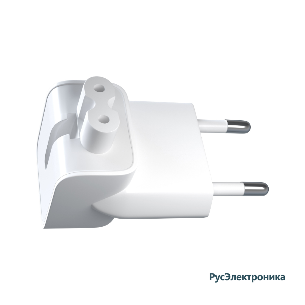 Адаптер Red Line EURO PLUG для блока питания Apple, белый