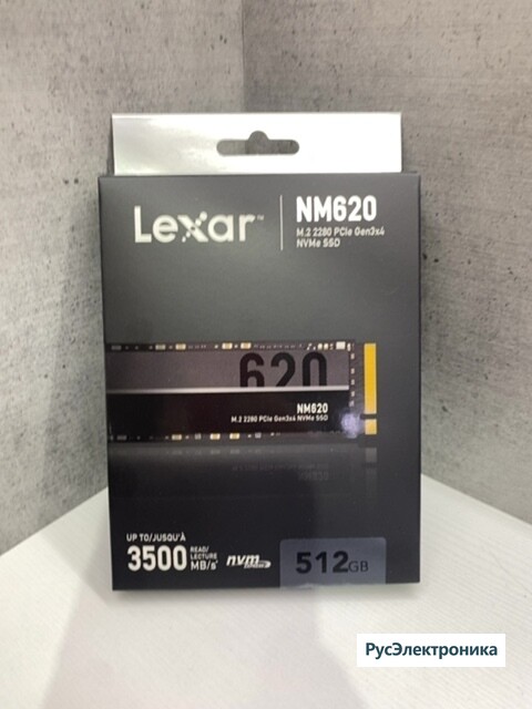 Накопитель Lexar NM620 512 ГБ M.2 NVMe  [LNM620X512G-RNNNG]