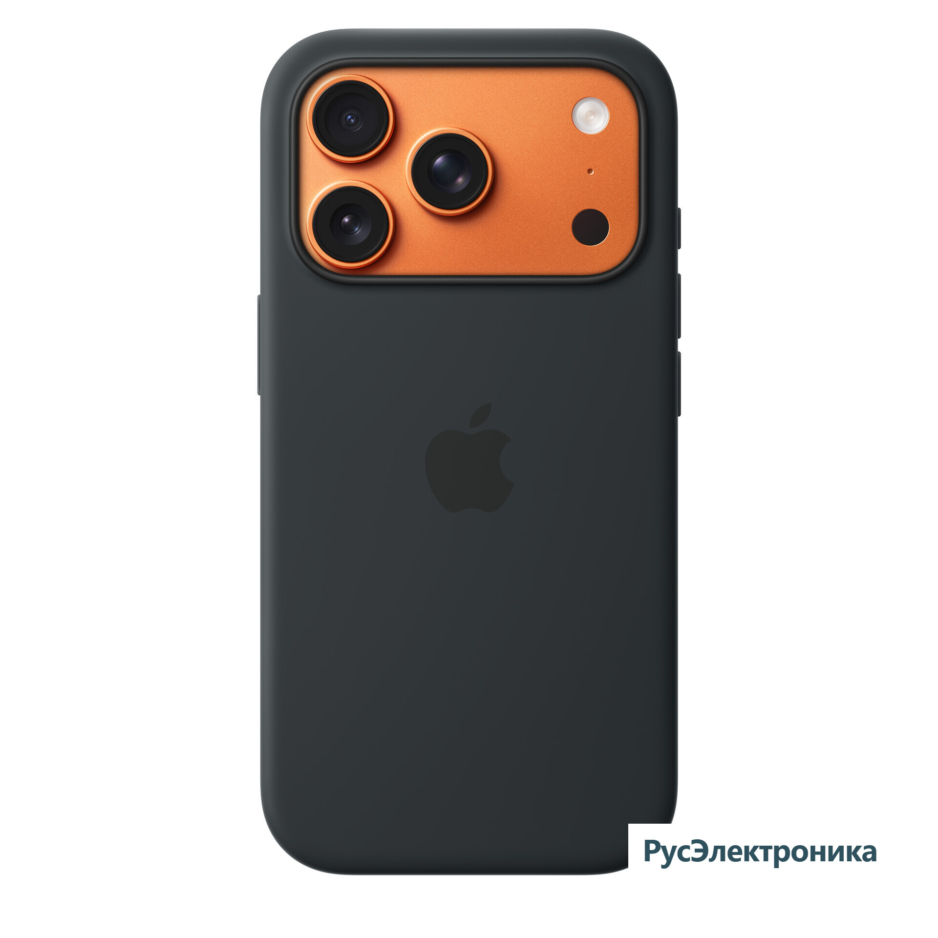 Защитный чехол Apple Silicone Case с MagSafe для iPhone 17 Pro, чёрный (Black)