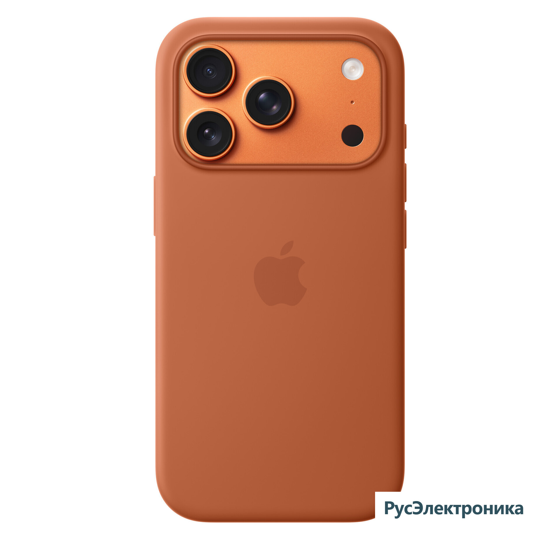 Защитный чехол Apple Silicone Case с MagSafe для iPhone 17 Pro, коричневый (Terra Cotta)