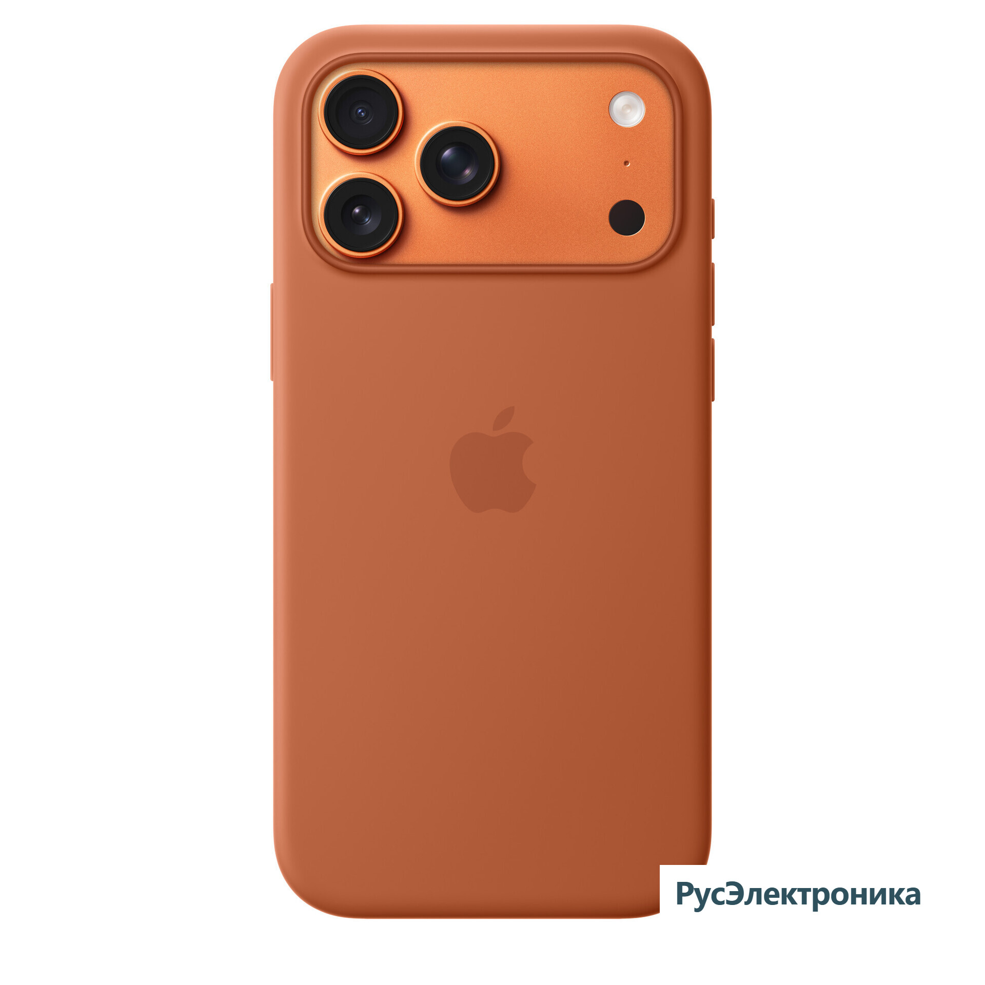 Защитный чехол Apple Silicone Case с MagSafe для iPhone 17 Pro Max, коричневый (Terra Cotta)