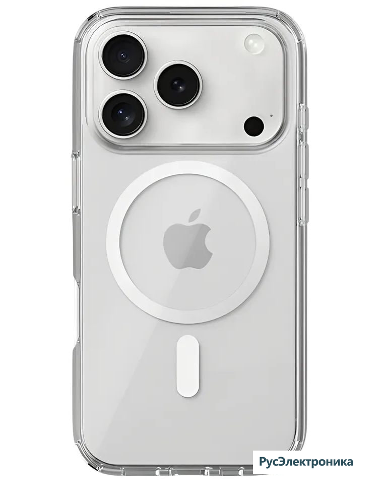 Защитный чехол Clear Case с MagSafe для iPhone 17 Pro Max, прозрачный (Transparent)