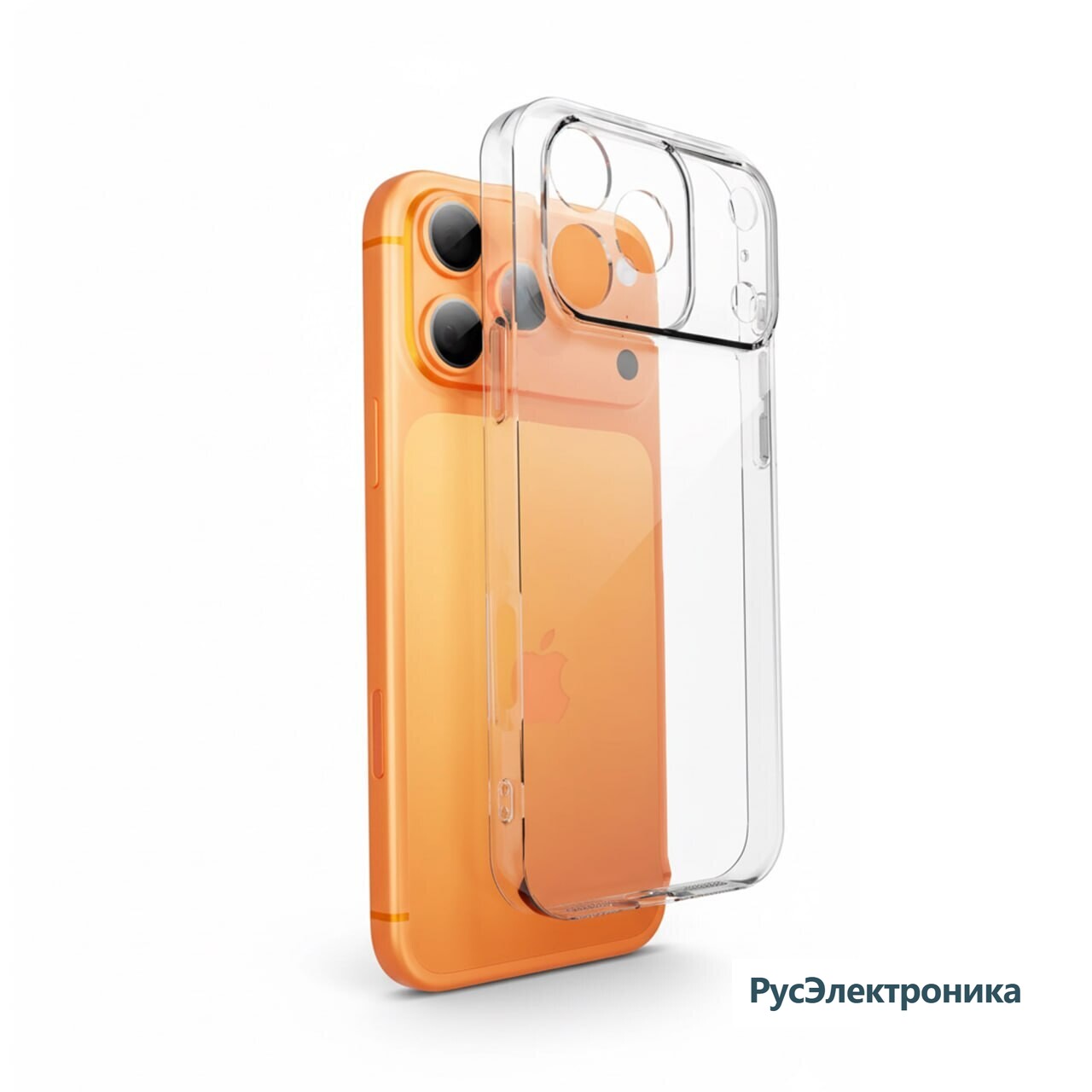 Защитный чехол Gurdini Ultra Twin для Apple iPhone 17 Pro Max, c защитой камеры, прозрачный (Transparent)