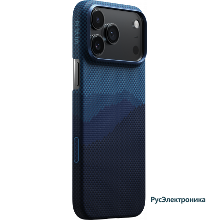 Чехол Pitaka Ultra-Slim Case для Apple iPhone 17 Pro, синий (Over the horizon)