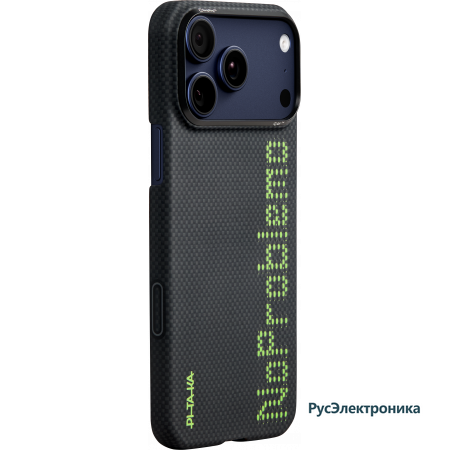 Чехол Pitaka Ultra-Slim Case для Apple iPhone 17 Pro Max, чёрный (NoProblemo)