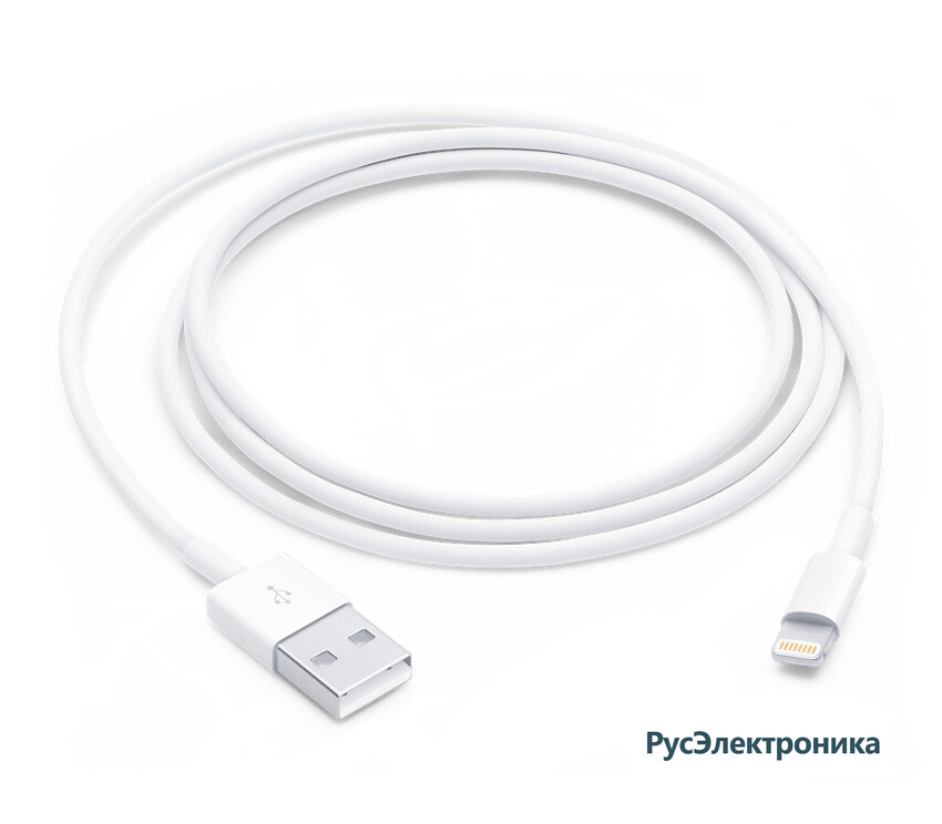 Кабель Apple USB/lightning 1m, белый