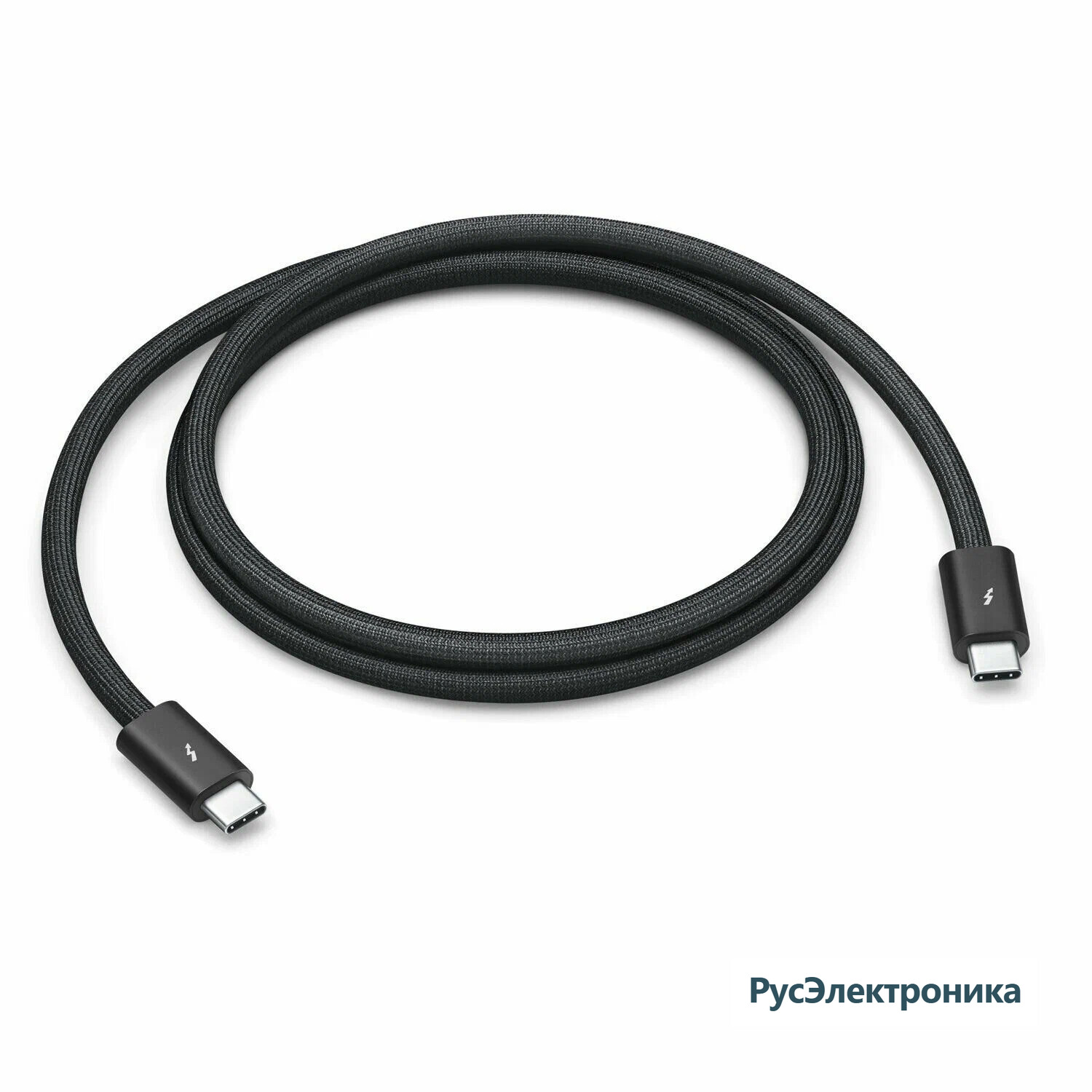 Кабель Apple Thunderbolt 4 (USB-C) Pro Cable, длина 1м, плетёный, чёрный (MU883ZM/A)