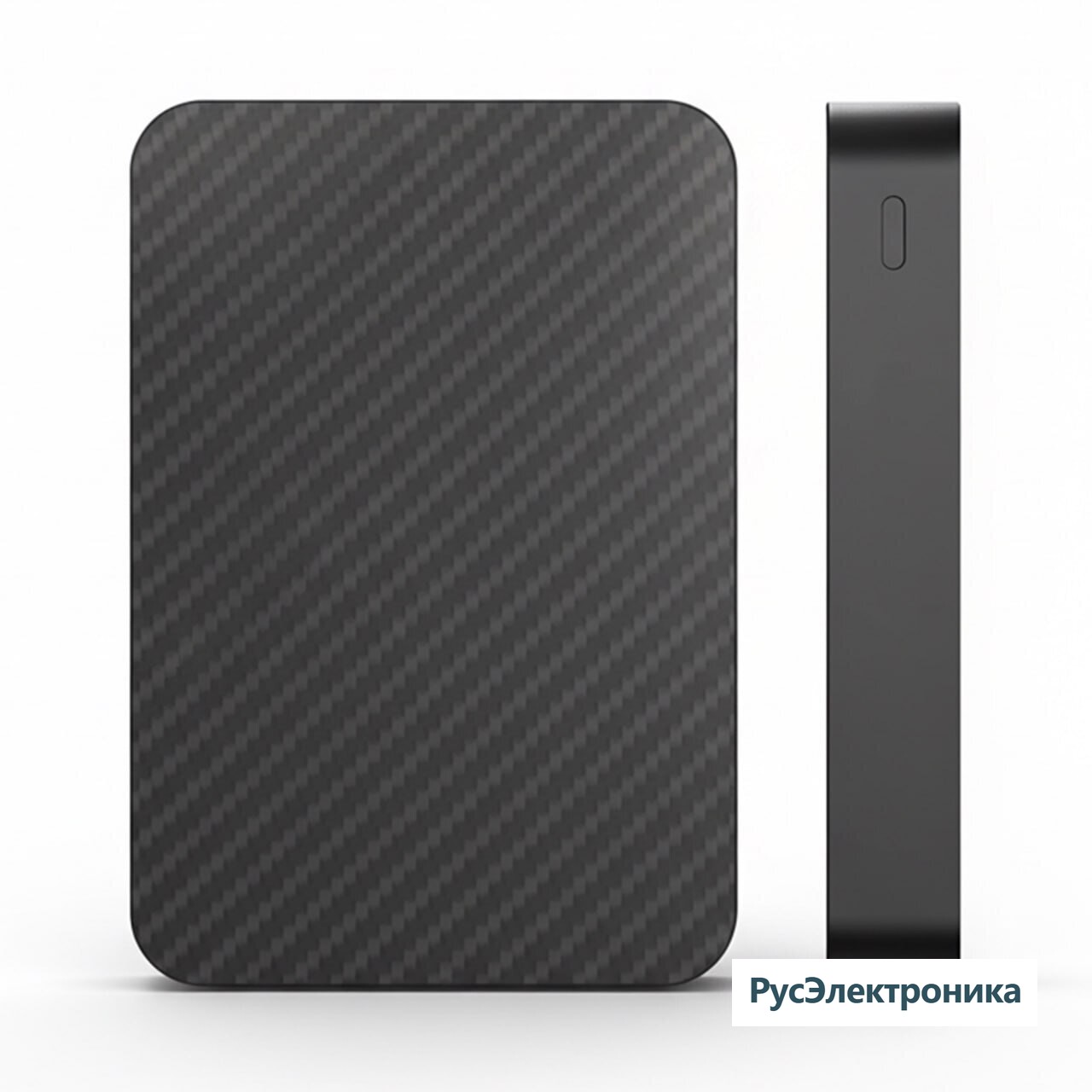 Внешний аккумулятор Gurdini Kevlar Power MagSafe 10000mAh 20 Вт, чёрный (Black)