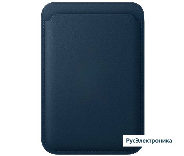 Картхолдер Leather Wallet для iPhone with MagSafe, тёмно-синий (Navy Blue)