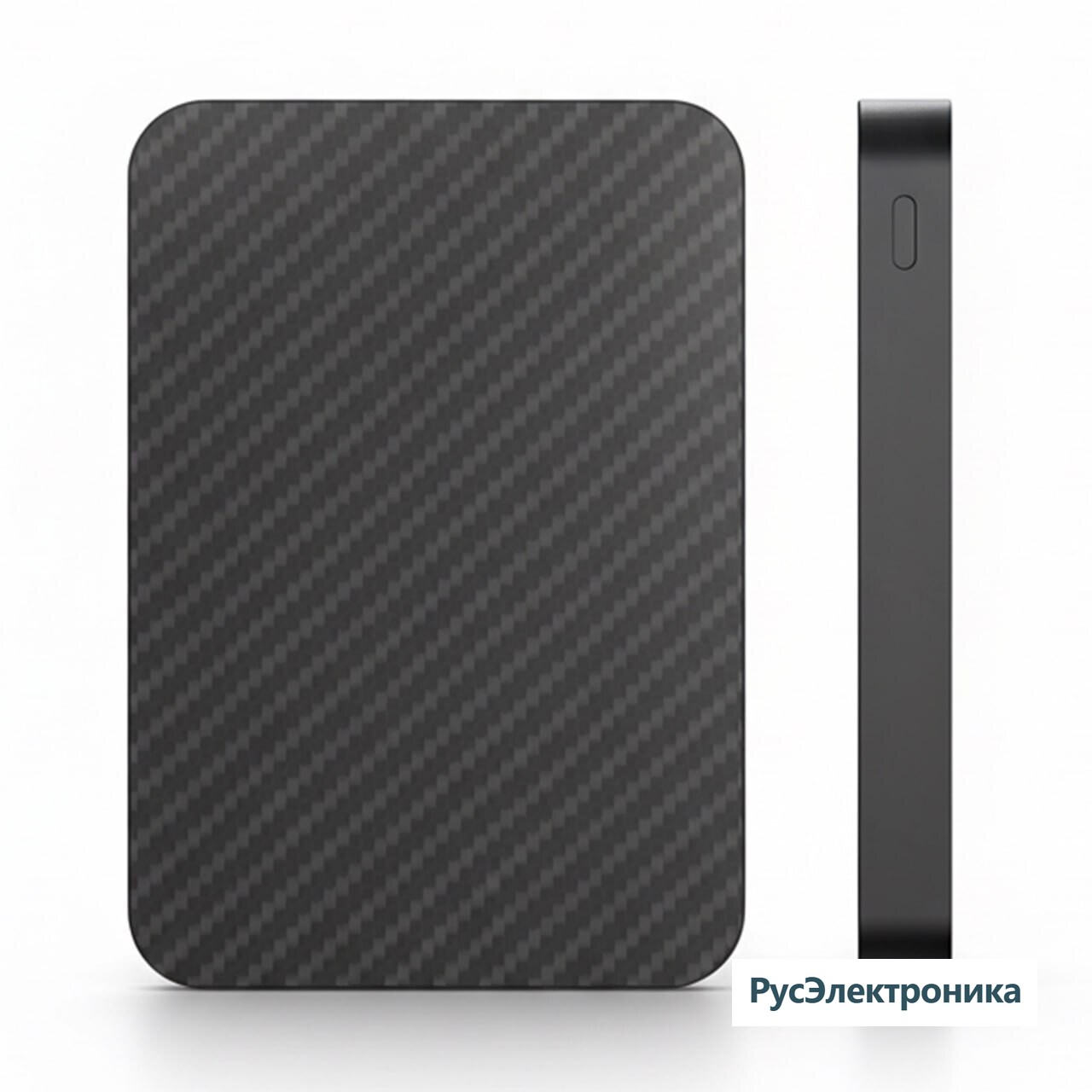 Внешний аккумулятор Gurdini Kevlar Power MagSafe 5000mAh 20 Вт, чёрный (Black)