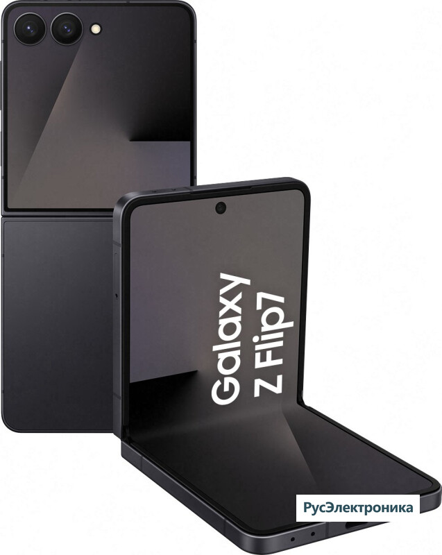 Смартфон Samsung Galaxy Z Flip7 12/256Gb, чёрный (Jetblack)
