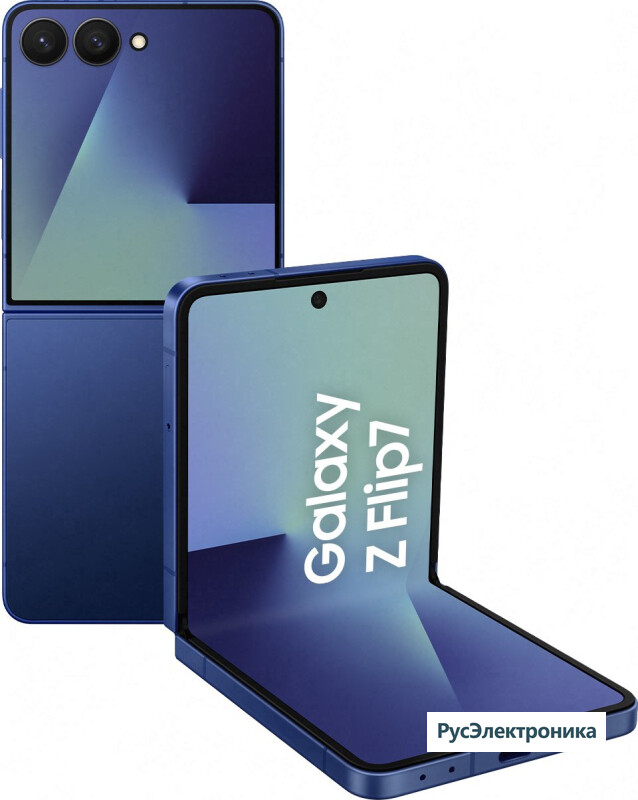 Смартфон Samsung Galaxy Z Flip7 12/512Gb, синий (Blue Shadow)