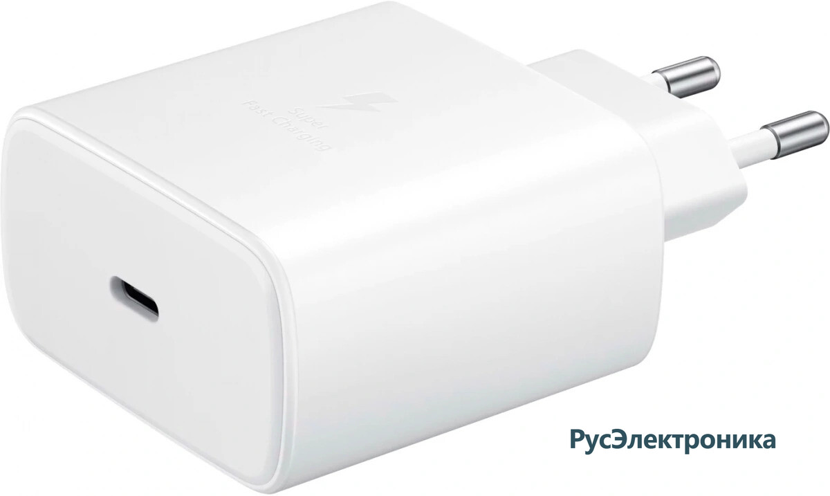 Сетевое зарядное устройство Samsung, 45 Вт, Type-C, белый
