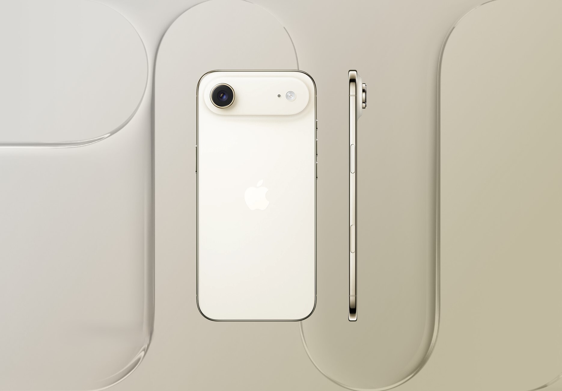 Телефон Apple iPhone Air 256 ГБ, eSim (электронная SIM-карта), цвет: светлое золото (Light Gold)