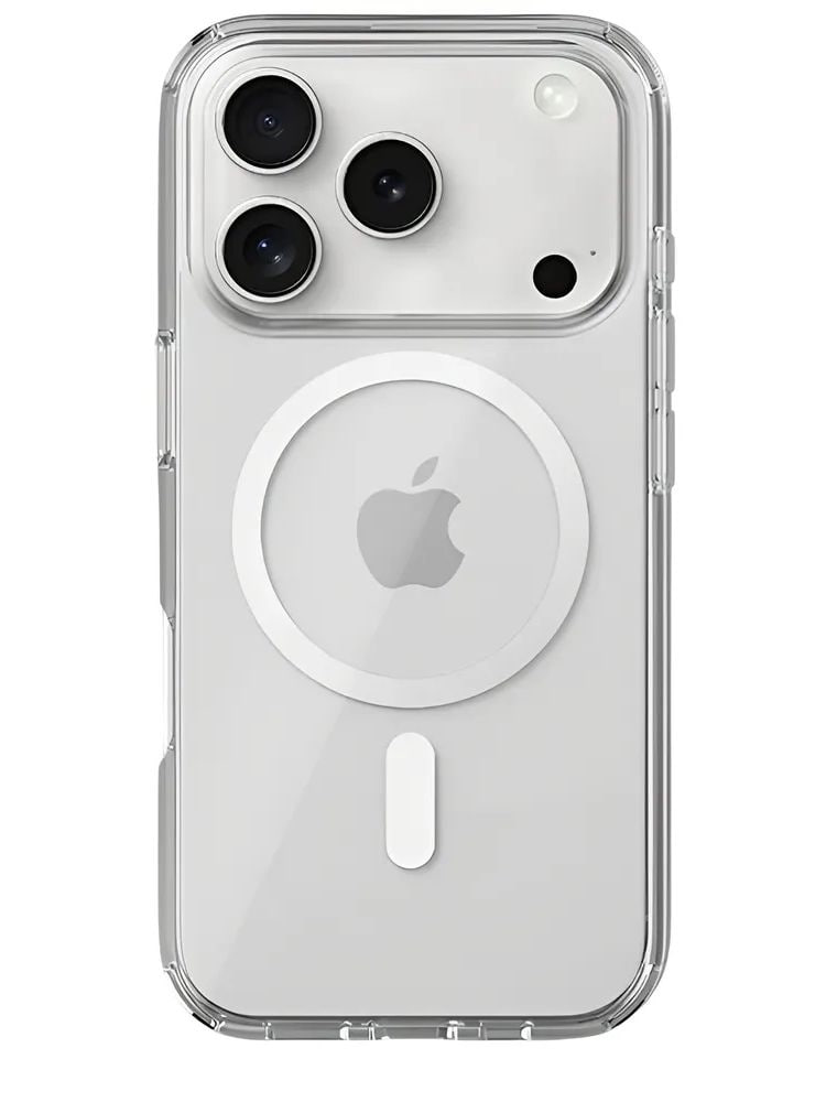 Защитный чехол Clear Case с MagSafe для iPhone 17 Pro Max, прозрачный (Transparent)