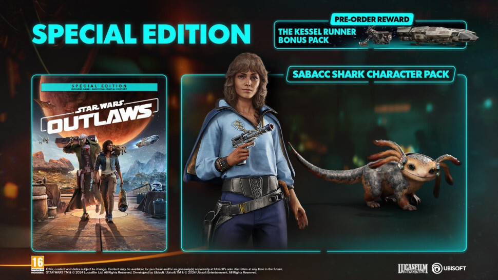 Игра Star Wars Outlaws Special Edition (PS5, русские субтитры и интерфейс)
