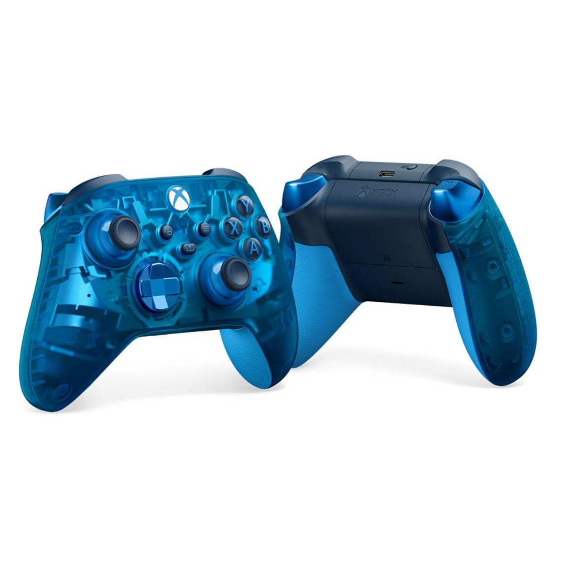 Геймпад Microsoft Xbox Series X|S, прозрачно-синий (Sky Cipher)