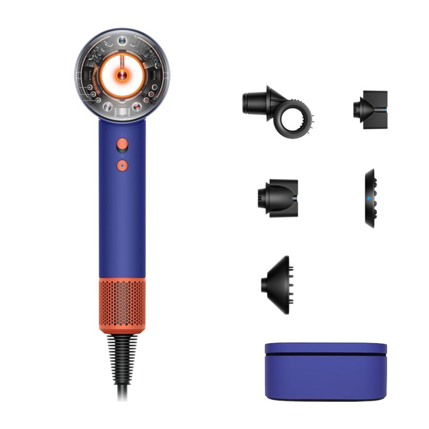 Фен Dyson Supersonic Nural HD16, синий/оранжевый (Vinca blue/Topaz orange) (2023)