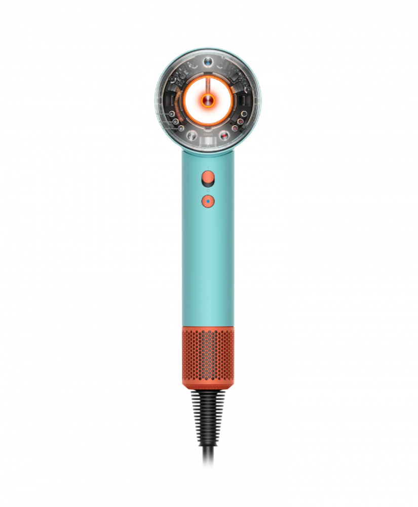 Фен Dyson Supersonic Nural HD16, бирюзовый/оранжевый (Ceramic Patina/Topaz) (2023)
