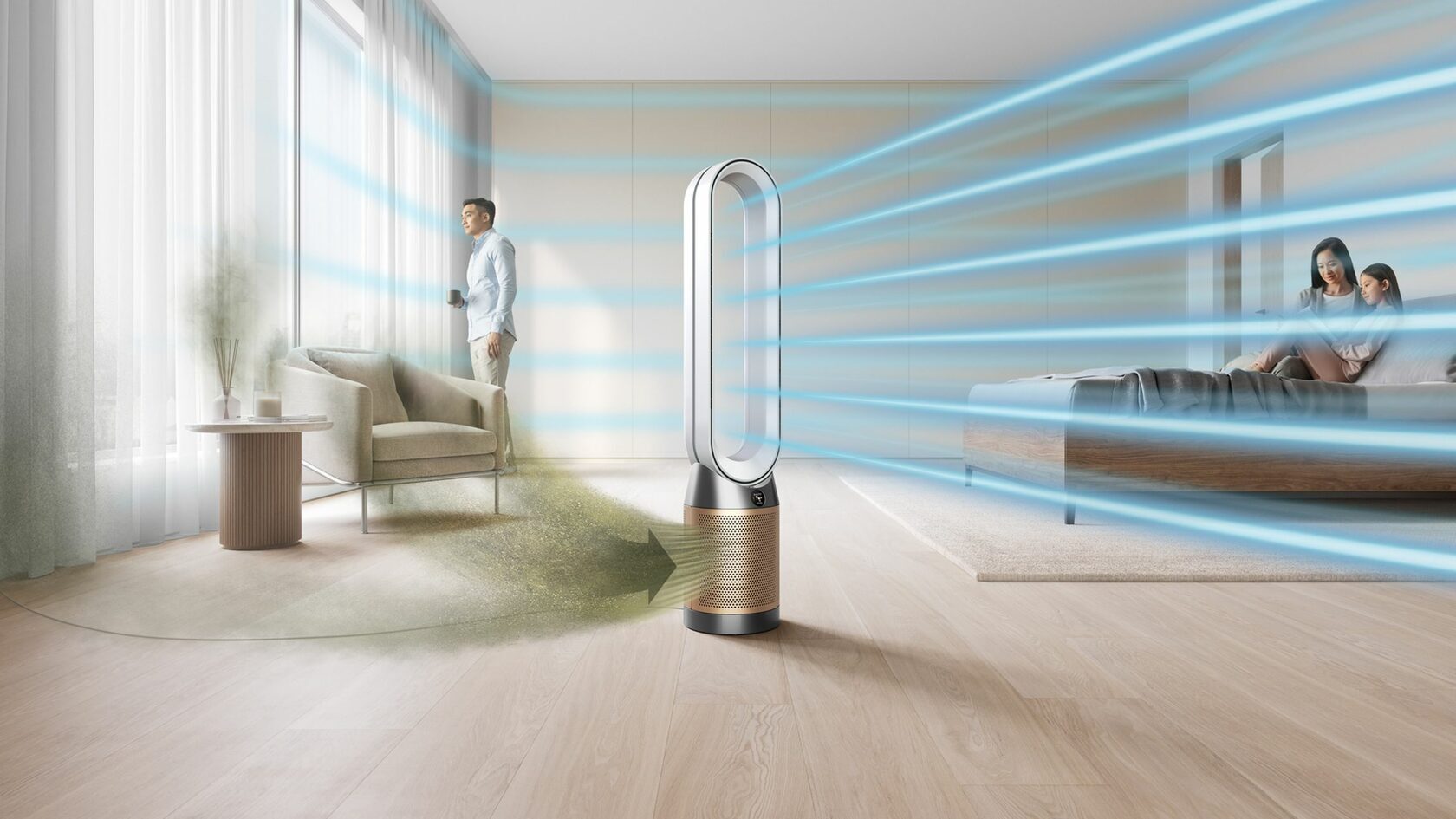 Очиститель воздуха Dyson Purifier Cool Formaldehyde TP09, белый/медь (White/Copper) (2021)