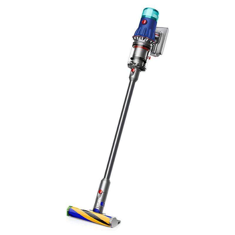 Пылесос Dyson V12 Detect Slim Fluffy SV46, синий/никель (Blue/Nickel) (2022)