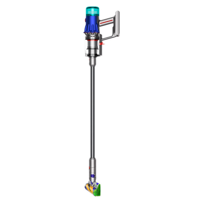 Пылесос Dyson V12 Detect Slim Fluffy SV46, синий/никель (Blue/Nickel) (2022)