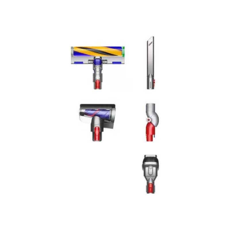 Пылесос Dyson V12 Detect Slim Fluffy SV46, синий/никель (Blue/Nickel) (2022)