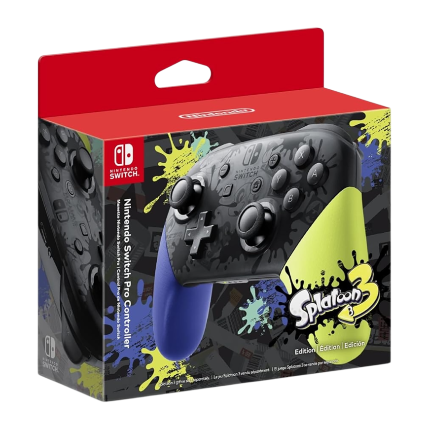 Геймпад Nintendo Switch Pro Controller - Splatoon 3 Edition
