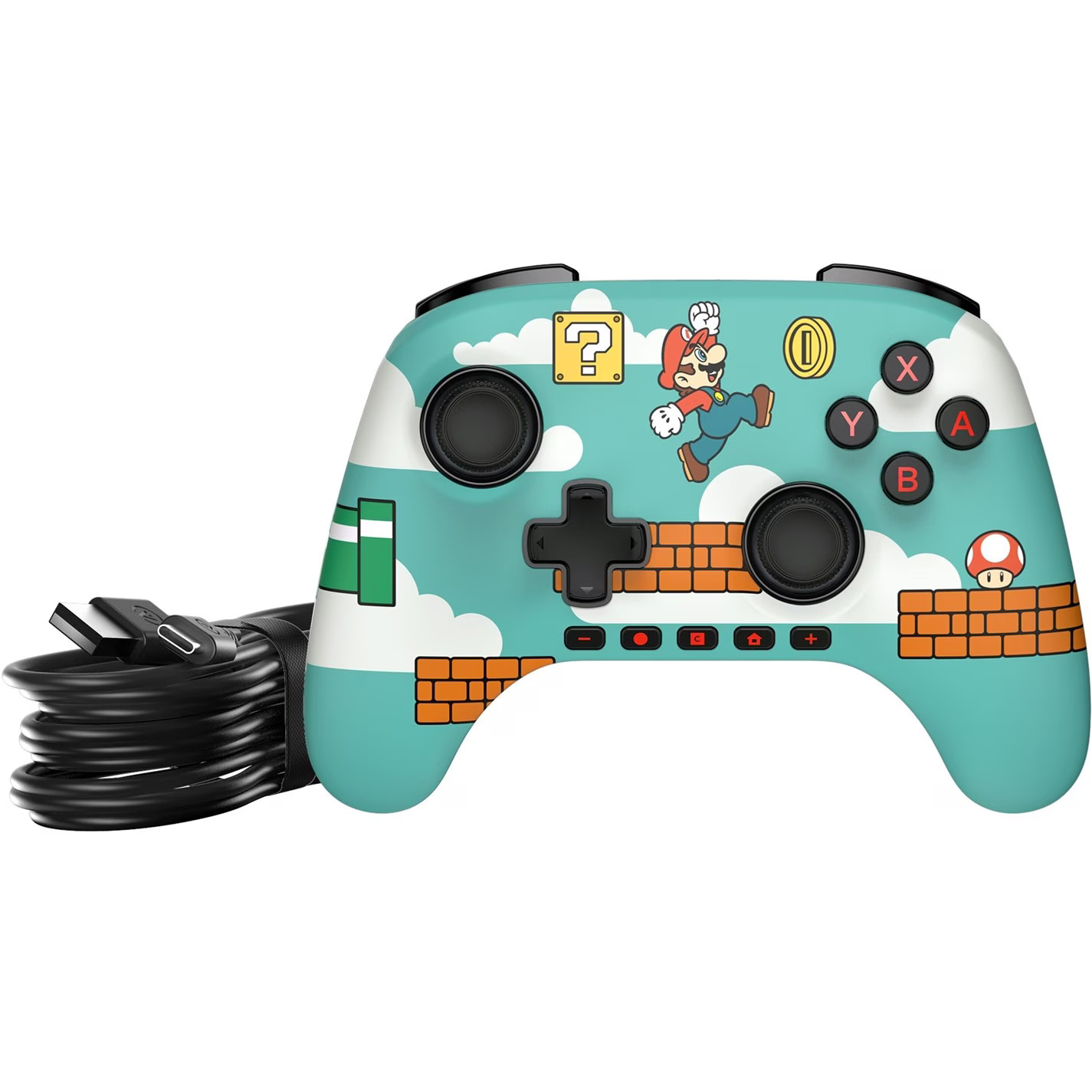 Контроллер PowerA Advantage Wired Mario Time для Nintendo Switch 2