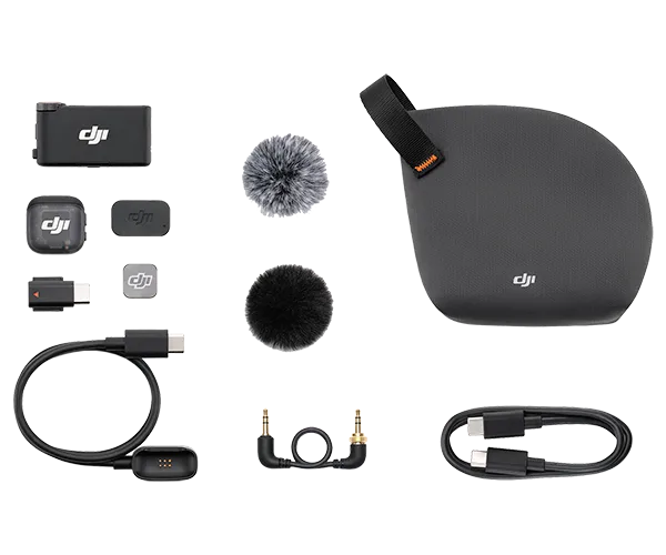 Комплект беспроводных микрофонов DJI Mic 3 (1 TX + 1 RX + Зарядный футляр)