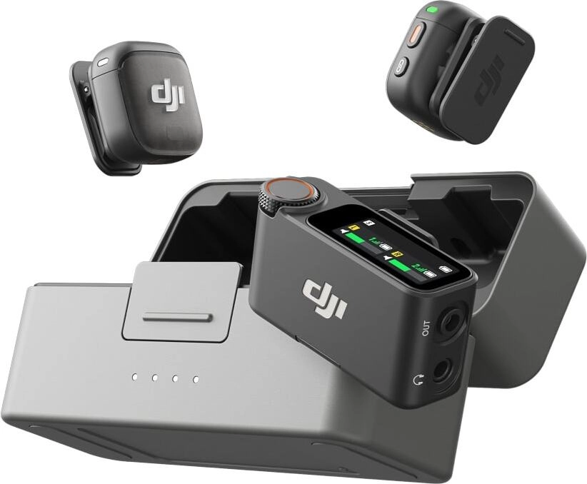 Комплект беспроводных микрофонов DJI Mic 3 (2 TX + 1 RX + Зарядный футляр)