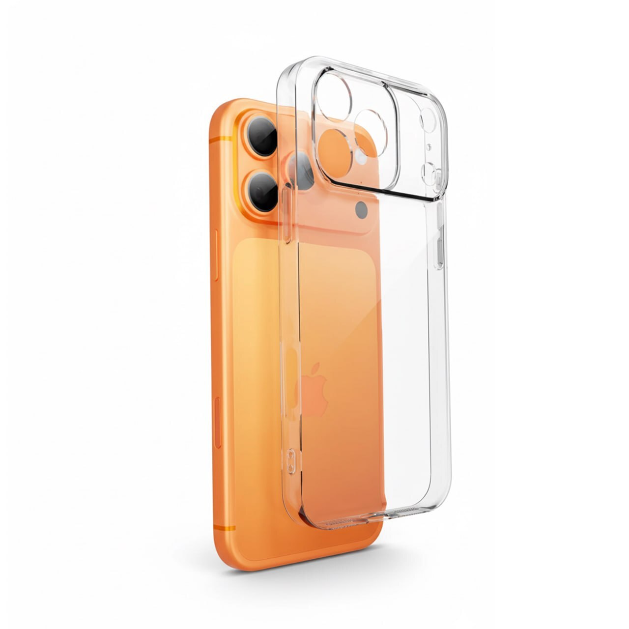 Защитный чехол Gurdini Ultra Twin для Apple iPhone 17 Pro Max, c защитой камеры, прозрачный (Transparent)