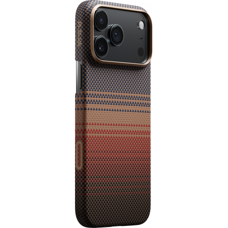 Чехол Pitaka Ultra-Slim Case для Apple iPhone 17 Pro, коричневый (Sunset)