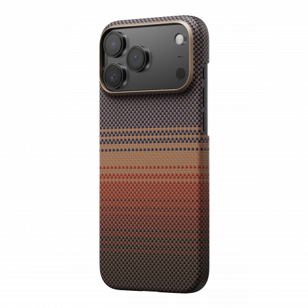 Чехол Pitaka Ultra-Slim Case для Apple iPhone 17 Pro, коричневый (Sunset)