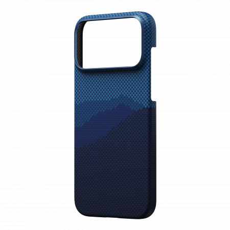 Чехол Pitaka Ultra-Slim Case для Apple iPhone 17 Pro, синий (Over the horizon)
