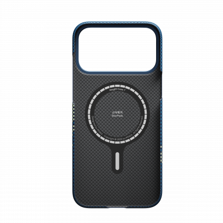 Чехол Pitaka Ultra-Slim Case для Apple iPhone 17 Pro Max, синий (Milky way galaxy)
