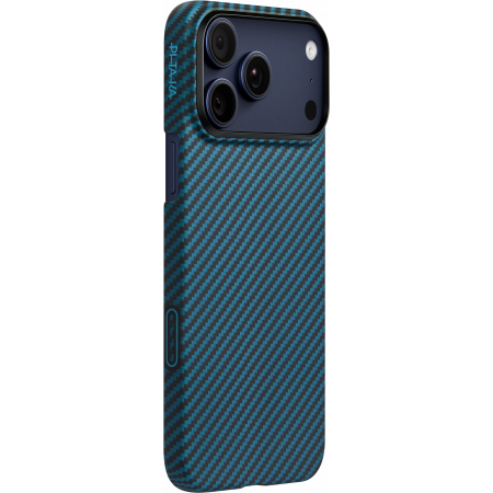 Чехол Pitaka Ultra-Slim Case для Apple iPhone 17 Pro Max, чёрный/синий (Black Blue)