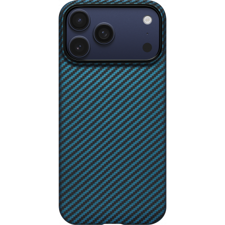 Чехол Pitaka Ultra-Slim Case для Apple iPhone 17 Pro Max, чёрный/синий (Black Blue)