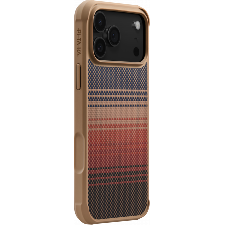 Чехол Pitaka Aramid ProGuard Case для iPhone 17 Pro Max, коричневый (Sunset)
