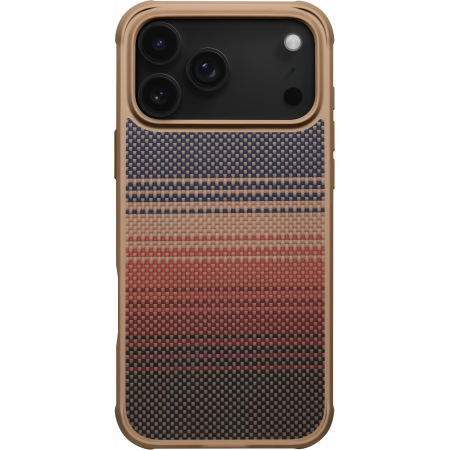 Чехол Pitaka Aramid ProGuard Case для iPhone 17 Pro Max, коричневый (Sunset)