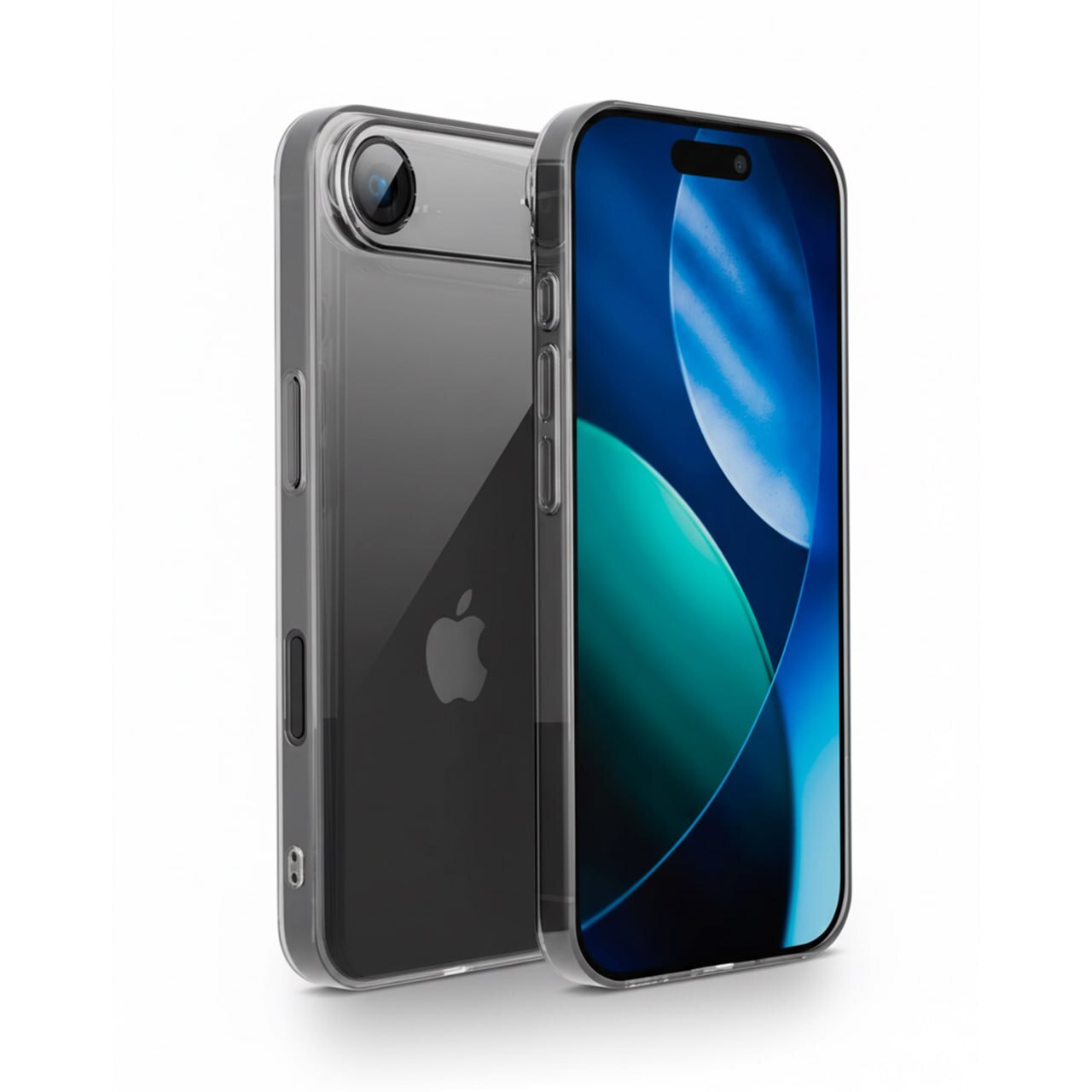 Защитный чехол Gurdini Ultra Twin для Apple iPhone Air, c защитой камеры, прозрачный (Transparent)