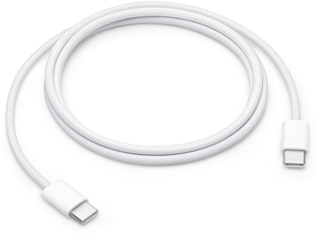 Кабель Apple 60 Вт USB-C Charge Cable, длина 1м, плетёный, белый