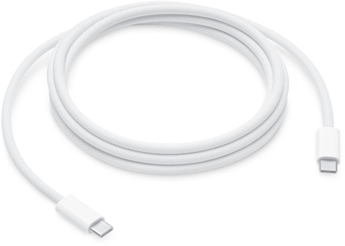 Кабель Apple 240 Вт USB-C Charge Cable, длина 2м, плетёный, белый