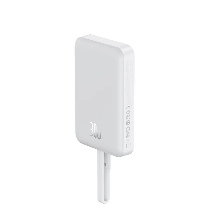 Внешний аккумулятор Baseus Fast Charging Power Bank 10000mAh 30W (With 2xCable T.C T.C), белый